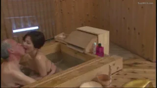 "My husband pimps me out to other men at a hot-springs-resort on the outskirts of our town!" ~ Satsuki Kirioka in SPRD-477